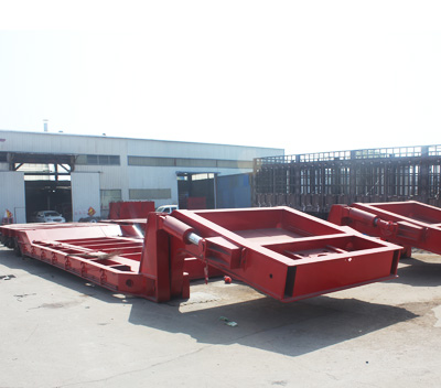 大件掛車居然是拼接加長! 真佩服這設計