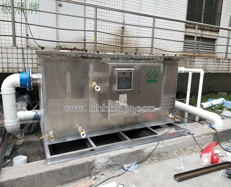 美的食堂廚房油水分離系統工程